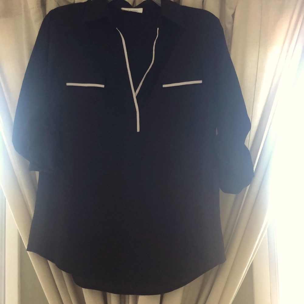 Calvin Klein Black Portofino Shirt